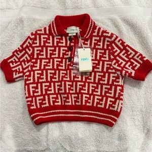 Fendi kids polo sweater